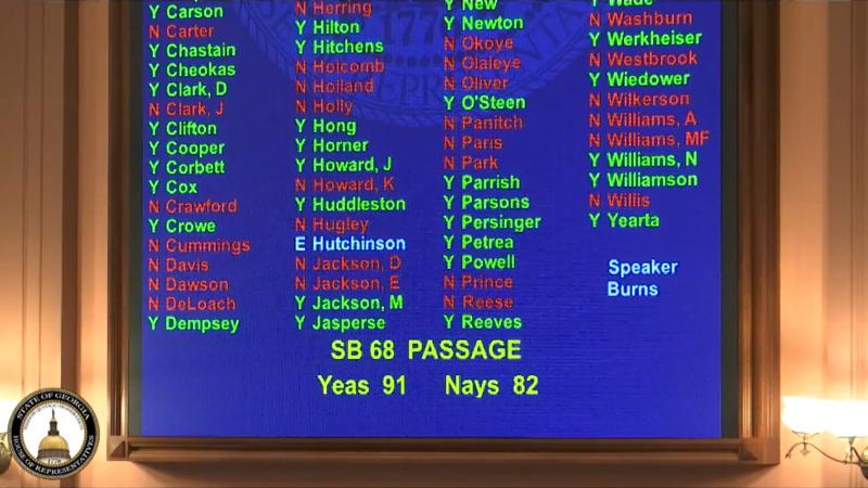 Georgia House passes tort reform bill